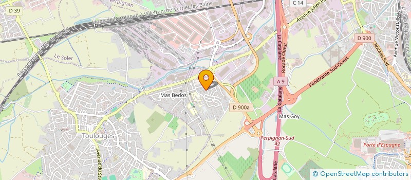 localisation de l'entreprise NOS AMIS DES ILES - GWAD 66  PERPIGNAN