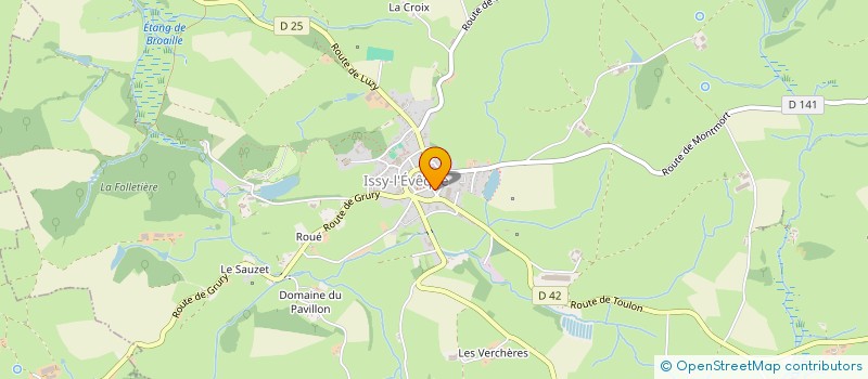 localisation de l'entreprise NOS ANCIENS D'ISSY ET D'AILLEURS  ISSY-L'EVEQUE