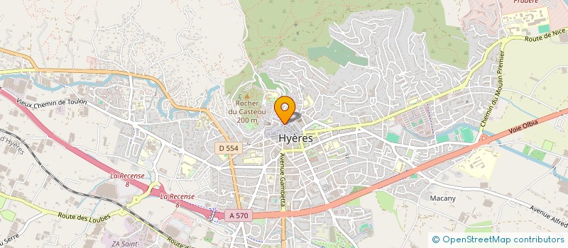 localisation de l'entreprise NOS ANGES à HYERES