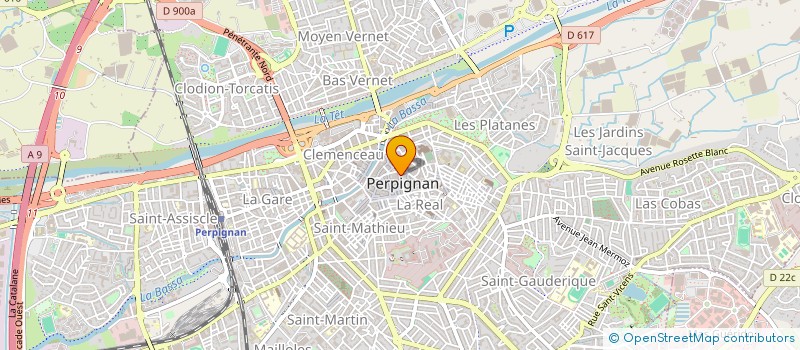 localisation de l'entreprise NOS ANGES GOURMANDS à PERPIGNAN