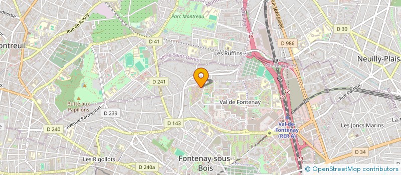 localisation de l'entreprise NOS BEAUTES CREPUES à FONTENAY-SOUS-BOIS