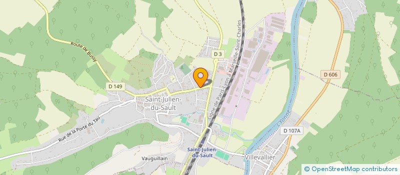 localisation de l'entreprise NOS BEAUX JOURS  SAINT-JULIEN-DU-SAULT