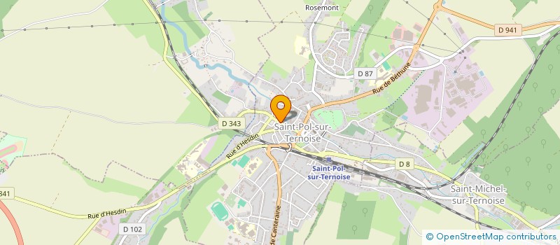 localisation de l'entreprise NOS BELLES ANNEES à SAINT-POL-SUR-TERNOISE