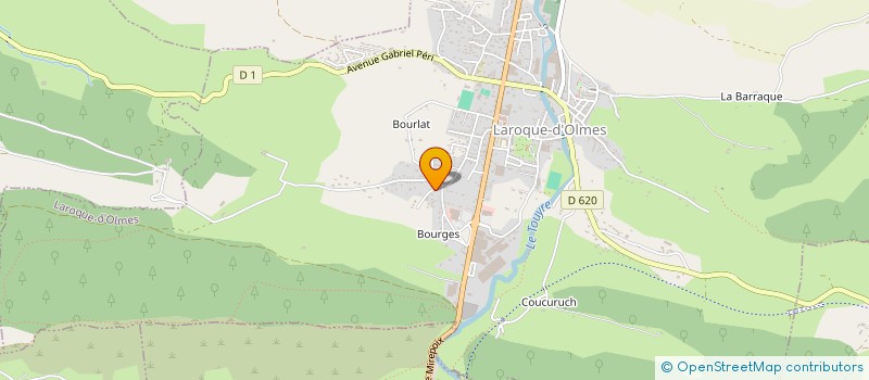 localisation de l'entreprise NOS CABANES OCCITANES à LAROQUE-D'OLMES