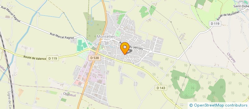 localisation de l'entreprise NOS CADETS à MONTELIER