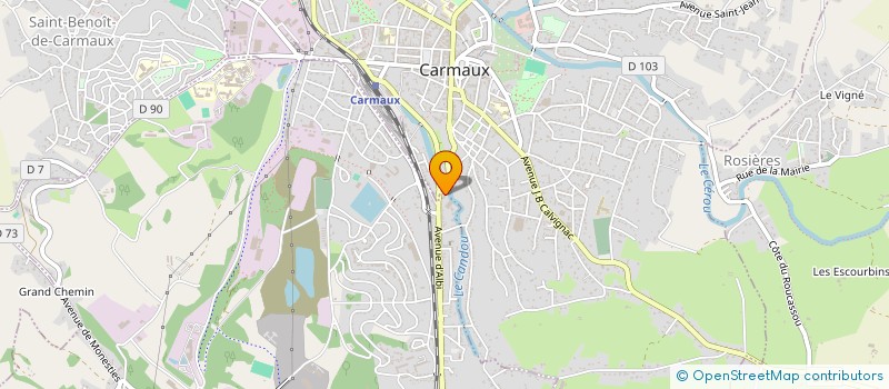 localisation de l'entreprise NOS COMPAGNONS DU BATIMENT à ALBI