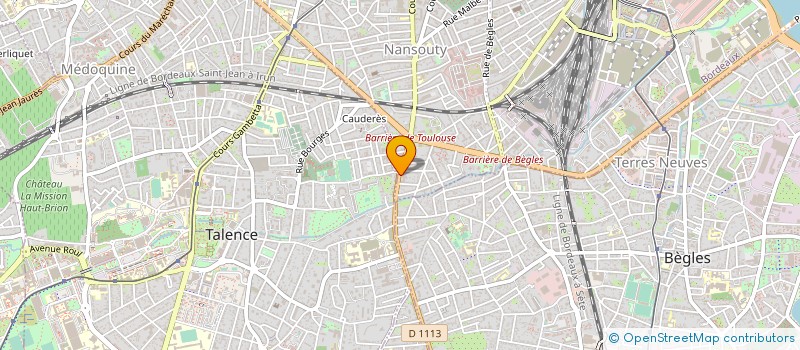 localisation de l'entreprise NOS D'ART à BORDEAUX