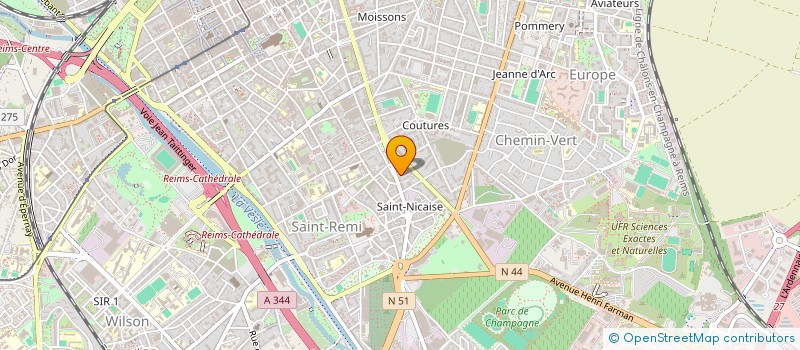 localisation de l'entreprise NOS ENFANTS DIFFERENTS  REIMS