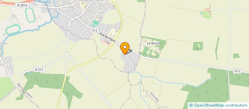 localisation de l'entreprise NOS ETOILES SOLIDAIRES  ROZAY-EN-BRIE