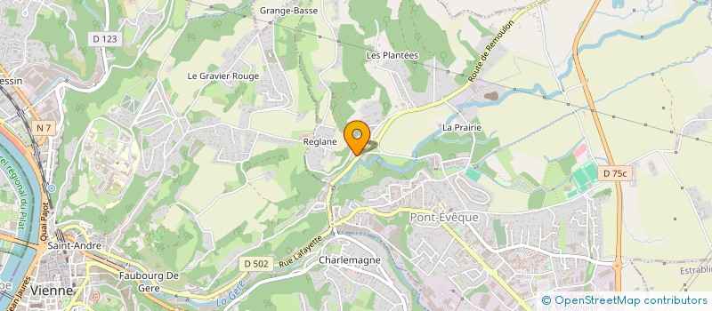 localisation de l'entreprise NOS'GENS  PONT-EVEQUE