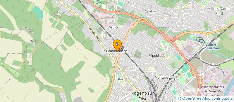 localisation de l'entreprise NOS GENS ACTIFS  NOGENT-SUR-OISE