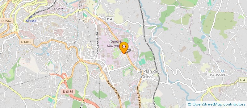 localisation de l'entreprise NOS HANDI HEROS à GRASSE