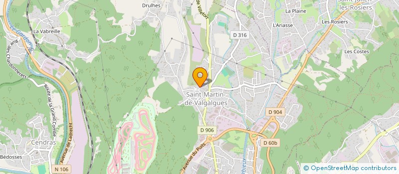 localisation de l'entreprise NOS HEROINES  SAINT-MARTIN-DE-VALGALGUES