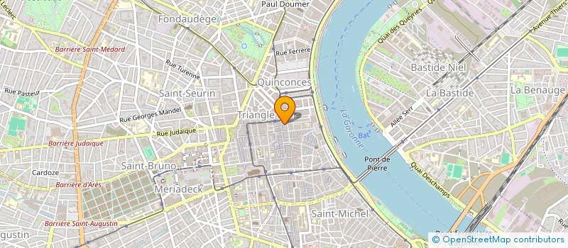 localisation de l'entreprise NOS INFLUENCES ARTISTIQUES à BORDEAUX