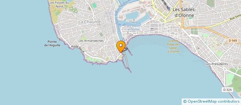 localisation de l'entreprise NOS JARDINS VENDEENS, FONDS POUR LA DEFENSE DE L'ENVIRONNEMENT NATUREL à LES SABLES D'OLONNE