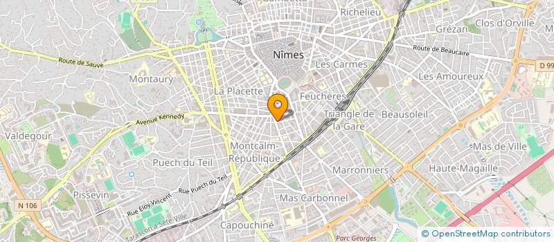 localisation de l'entreprise NOS JEUNES ANNEES  NIMES