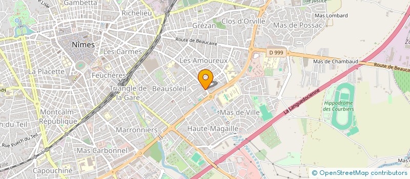 localisation de l'entreprise NOS JEUNES ANNEES  NIMES