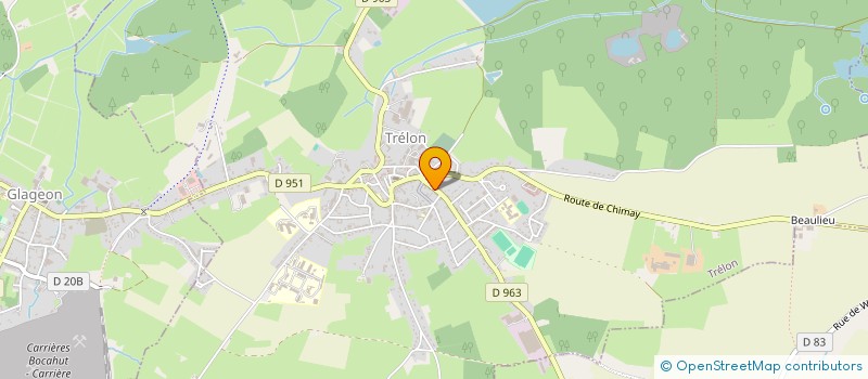 localisation de l'entreprise NOS JOURS HEUREUX  TRELON