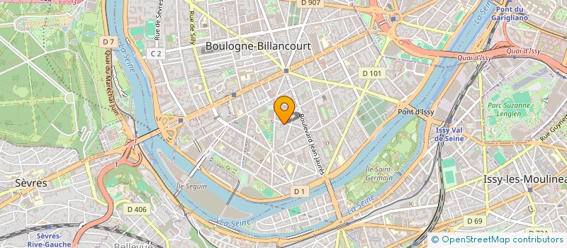 localisation de l'entreprise NOS LIBERTES à BOULOGNE-BILLANCOURT