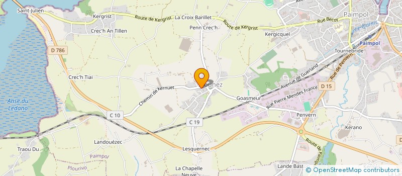 localisation de l'entreprise NOS LOCAUX PROS  PAIMPOL