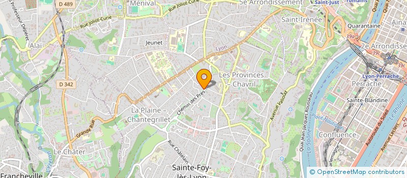 localisation de l'entreprise NOS LOULOUS DU LIBAN  SAINTE-FOY-LES-LYON