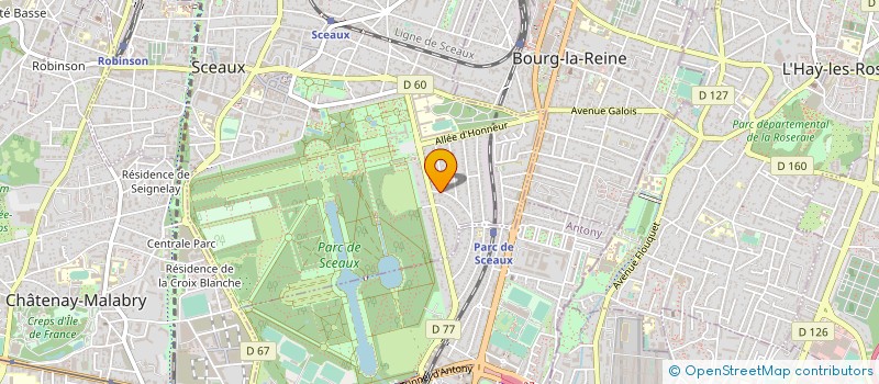 localisation de l'entreprise NOS MAISONS PARISIENNES à SCEAUX