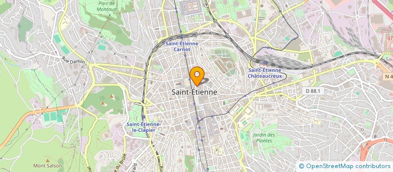 localisation de l'entreprise NOS PASSERELLES à SAINT-ETIENNE