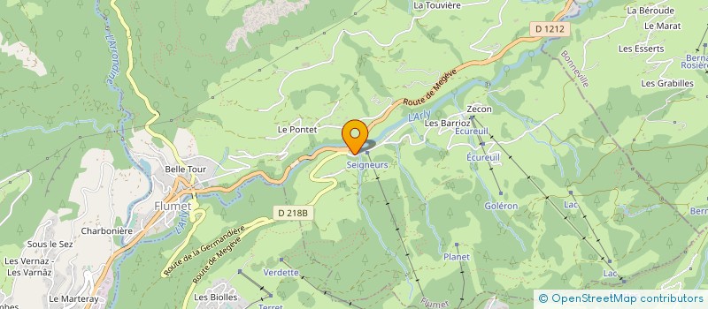 localisation de l'entreprise NOS PAYSANS DES SAVOIE à FLUMET