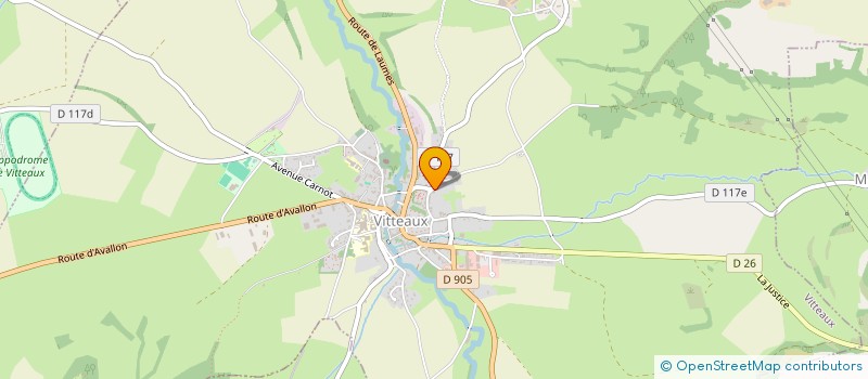 localisation de l'entreprise NOS PETITES FUGUES  VITTEAUX