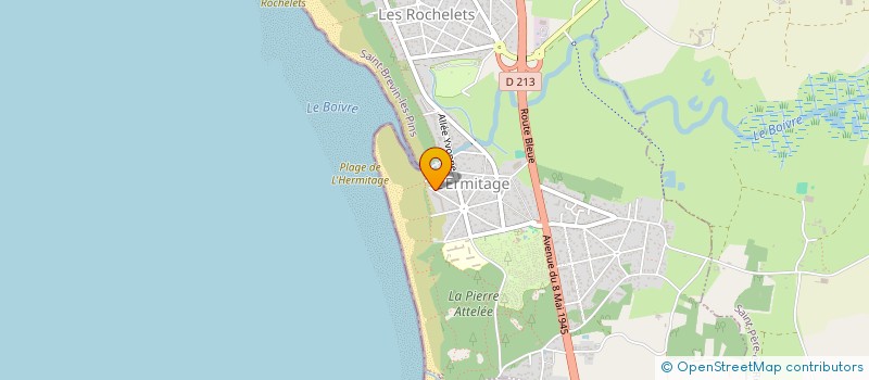 localisation de l'entreprise NOS PETITS CHERIS à SAINT-BREVIN-LES-PINS