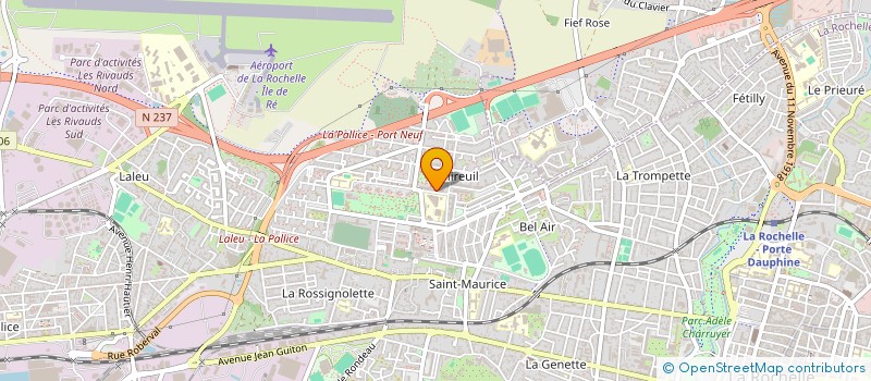 localisation de l'entreprise NOS PETITS LOUPS DES GRANDES VARENNES  LA ROCHELLE