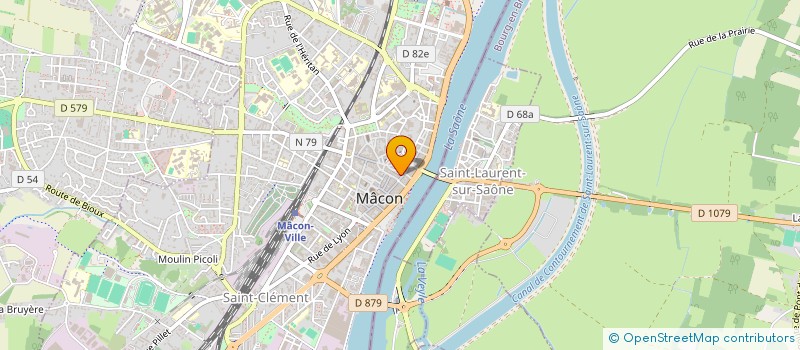 localisation de l'entreprise NOS PETITS M à MACON