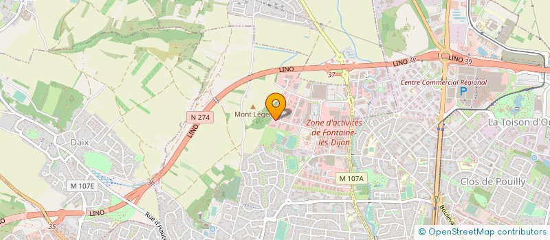 localisation de l'entreprise NOS PREMIERS PAS à FONTAINE-LES-DIJON