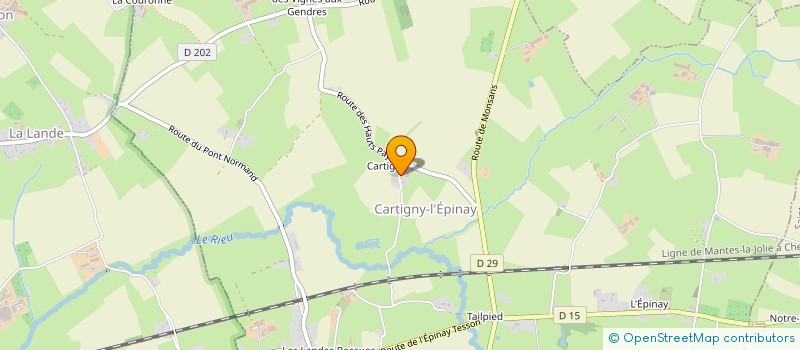 localisation de l'entreprise NOS PTITS PRODUCTEURS  LE MOLAY LITTRY