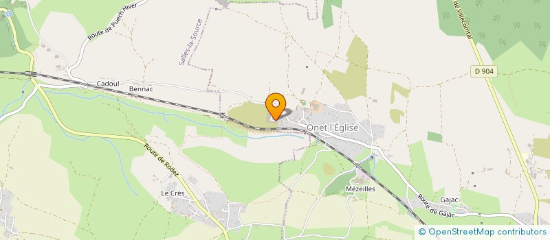 localisation de l'entreprise NOS RACINES  SEBAZAC-CONCOURES