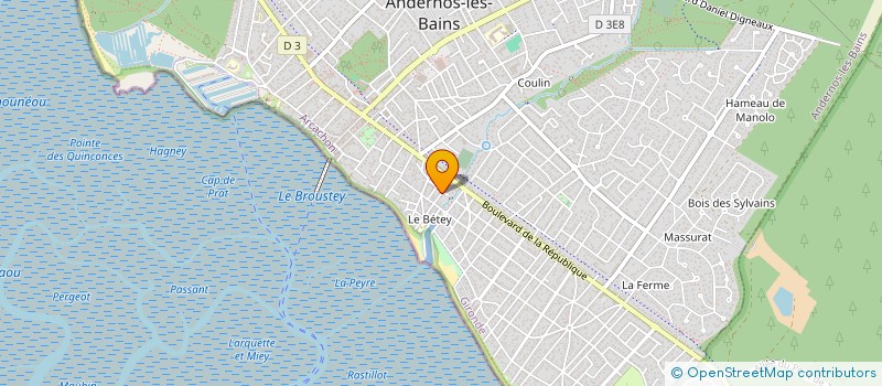 localisation de l'entreprise NOS TERRES D'AUDENGE I  ANDERNOS-LES-BAINS