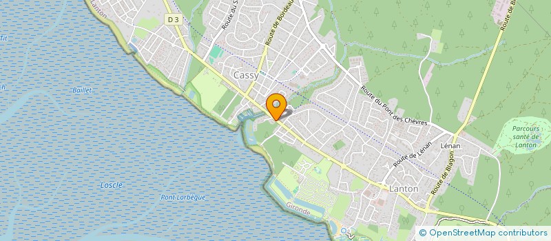 localisation de l'entreprise NOS TERRES DE LEGE  LANTON