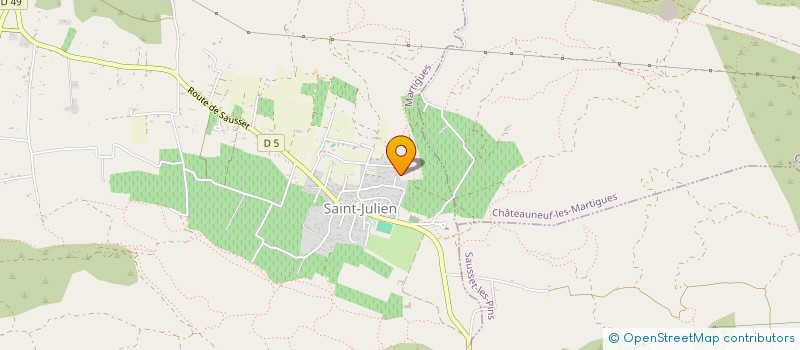 localisation de l'entreprise NOS TERRES, NOS DROITS - PPRIF JUSTICE  MARTIGUES