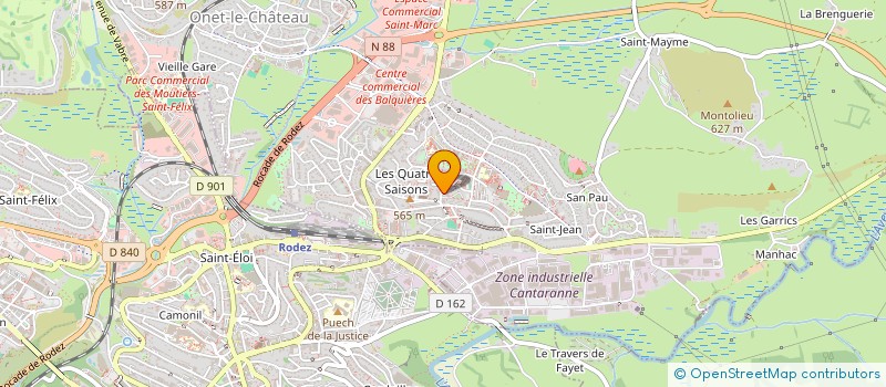 localisation de l'entreprise NOS TRAITS D'UNIONS à ONET-LE-CHATEAU