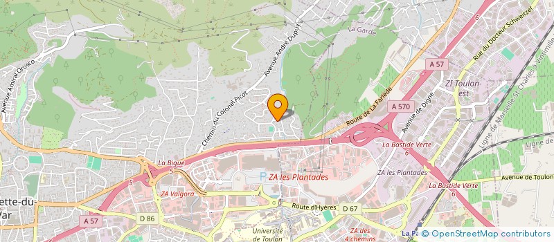 localisation de l'entreprise NOS VIEUX JOURS à LA VALETTE-DU-VAR
