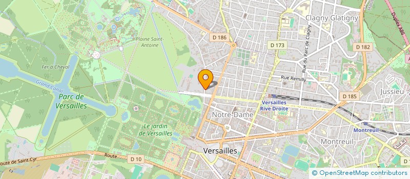 localisation de l'entreprise NOS VIEUX JOURS à VERSAILLES