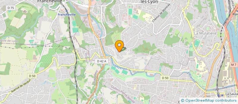 localisation de l'entreprise NOS VIGNES  SAINTE-FOY-LES-LYON