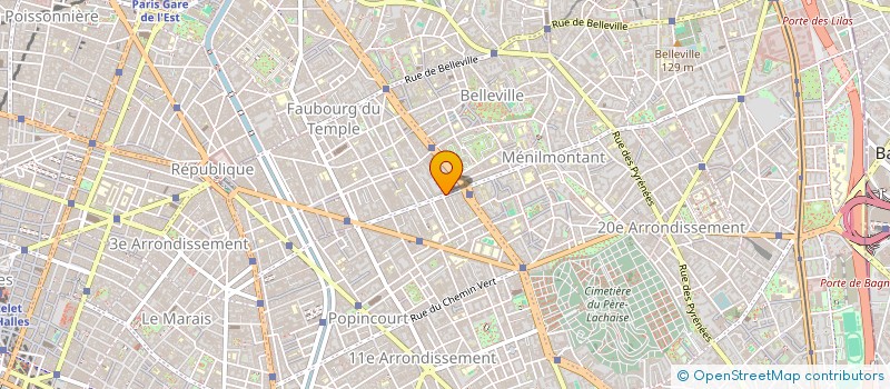 localisation de l'entreprise NOS VOISINS DU 11EME  PARIS