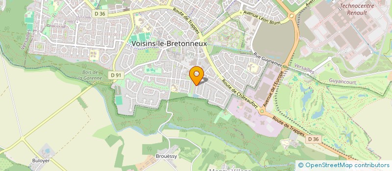 localisation de l'entreprise NOS VOISINS DU LIBAN à VOISINS-LE-BRETONNEUX