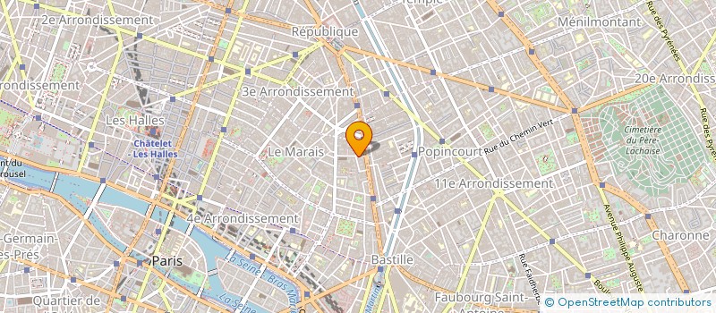 localisation de l'entreprise NOS VOS  PARIS