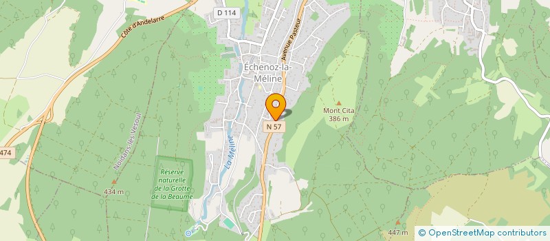 localisation de l'entreprise NOS2L  ECHENOZ-LA-MELINE