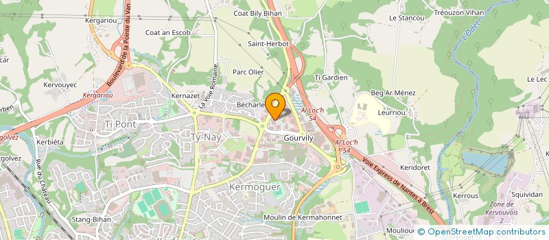 localisation de l'entreprise NOSA QUIMPER à QUIMPER