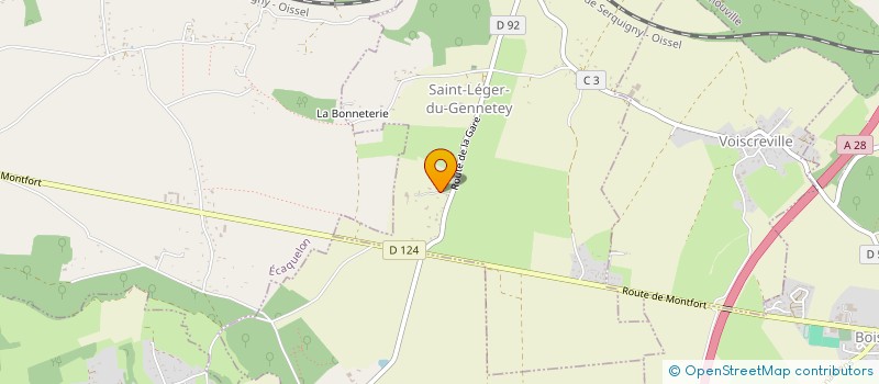 localisation de l'entreprise NOSAD  SAINT-LEGER-DU-GENNETEY