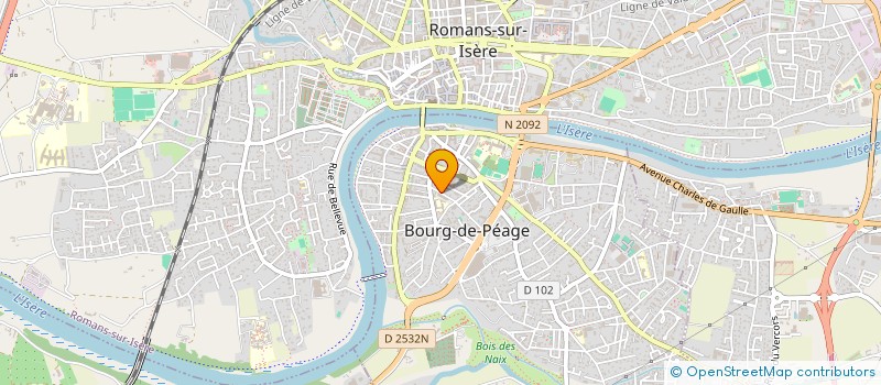 localisation de l'entreprise NOSADIS à BOURG-DE-PEAGE