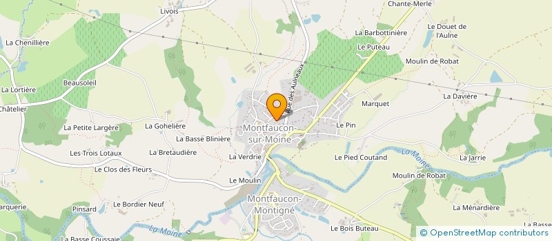 localisation de l'entreprise NOSALY à SEVREMOINE